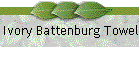 Ivory Battenburg Towel