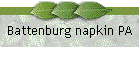 Battenburg napkin PA