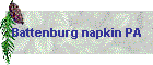 Battenburg napkin PA