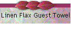 Linen Flax Guest Towel