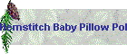 Hemstitch Baby Pillow Polka Dots