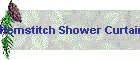 Hemstitch Shower Curtain Color Borders