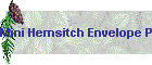 Mini Hemsitch Envelope Pillows