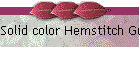 Solid color Hemstitch Guest Towels