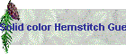Solid color Hemstitch Guest Towels