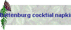 Battenburg cocktial napkins