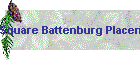 Square Battenburg Placemats